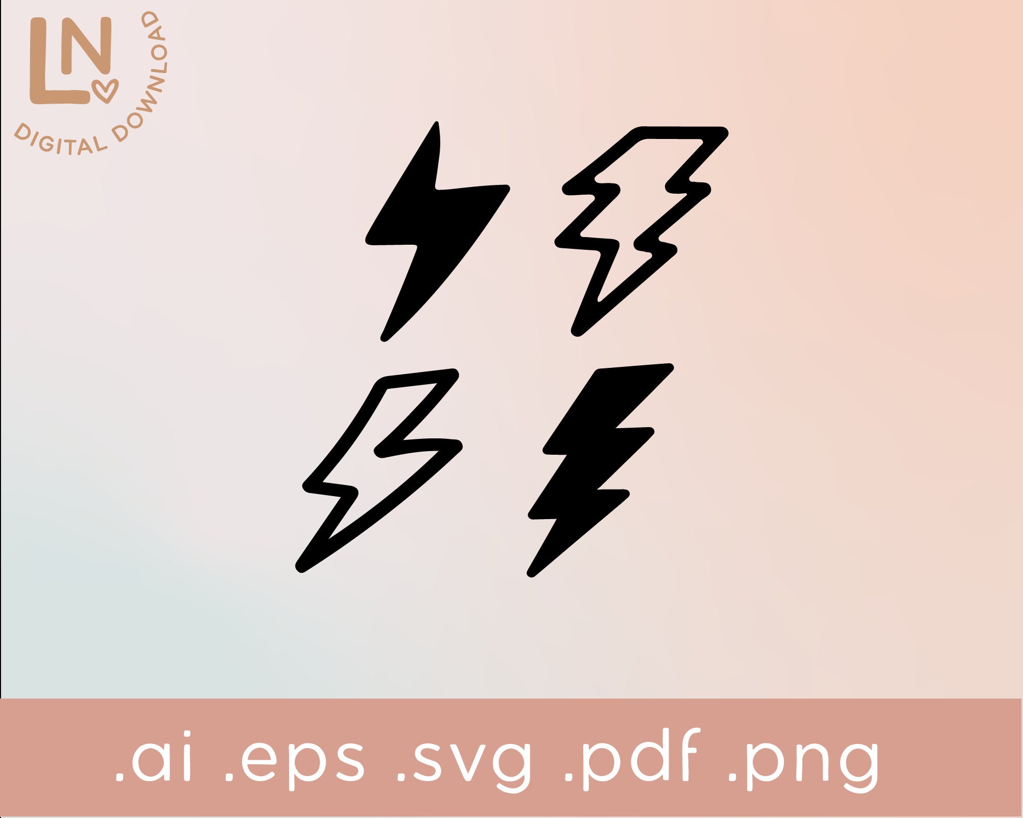 Thunderbolt SVG Lightning Bolt PNG Electric Bolt - Etsy Hong Kong