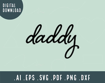 Daddy Cursive | Daddy Script Font