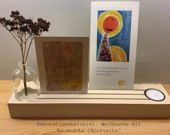 Kartenhalter Kartenständer Postkartenständer Vase Dekoständer Kartenständer Holz Kindergarten Weihnachten Weihnachtsgeschenk