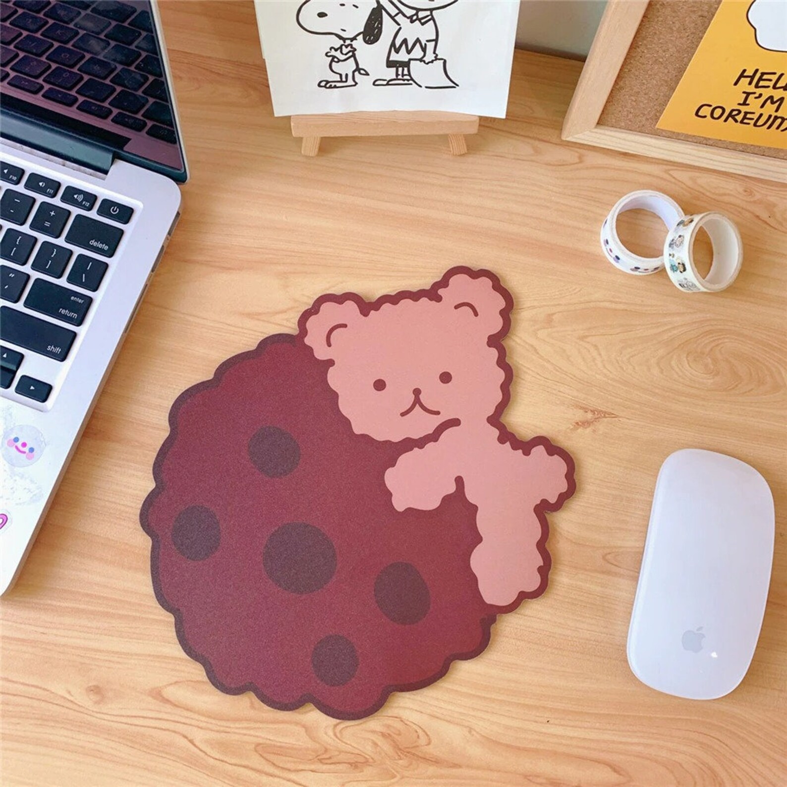 Cute 3D Cut Kawaii Mouse Pad Cute Mouse Pad Pink Mouse Pad Etsy