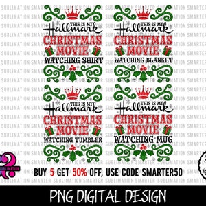 This is my Hallmark Christmas Watching blanket Png, christmas mug , Christmas blanket , Christmas tumbler Png, Movie Watching mug PNG