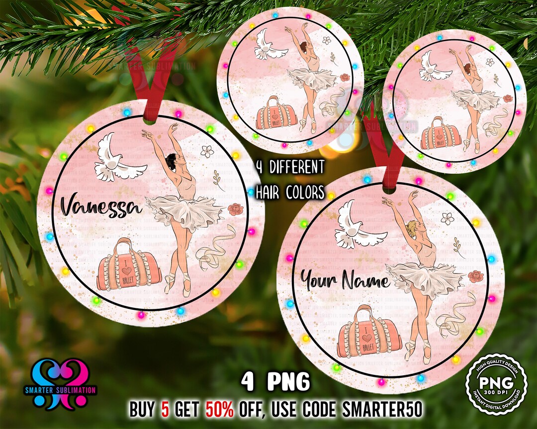 Christmas Ballet Ornaments , Personalized Ballet Dancer ,custom Ballet