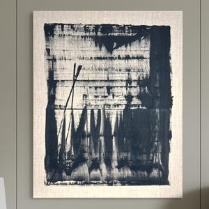 24x30 | &quot;Damned if You Don&#39;t&quot; | Original Abstract Painting | Block Ink on Canvas | Bold Contemporary Art (2021)