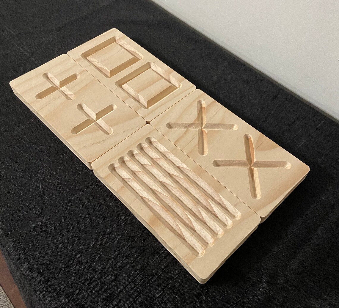 Lines and Shapes Tracing Boards Etsy