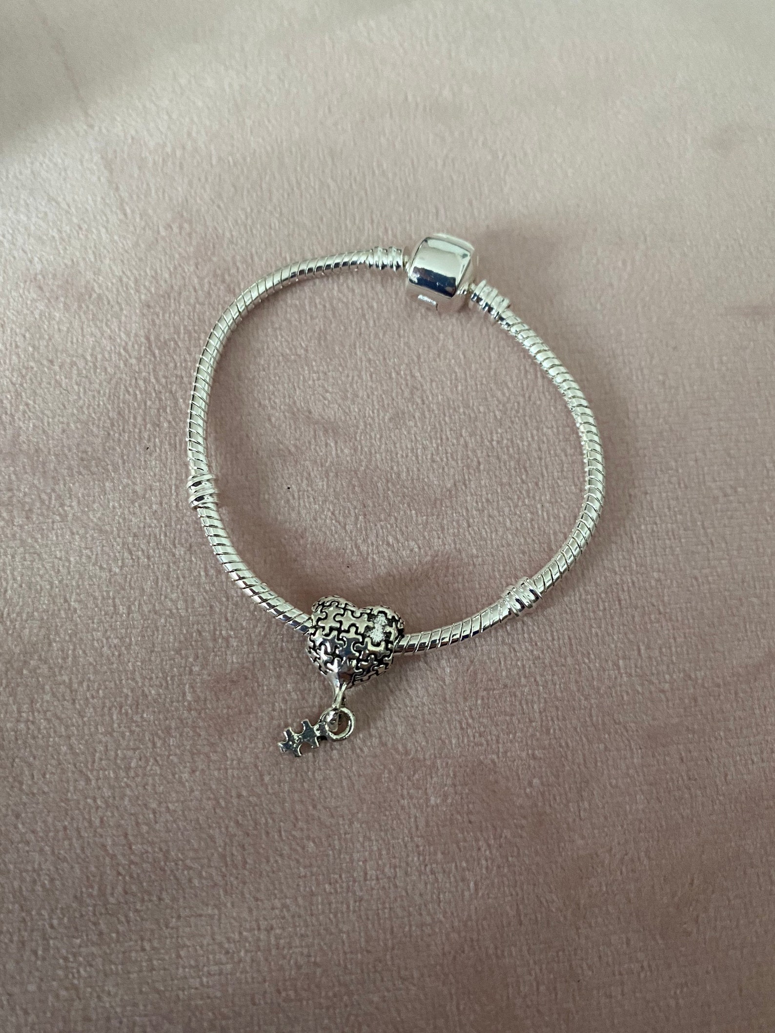 2 different style charm bracelets | Etsy