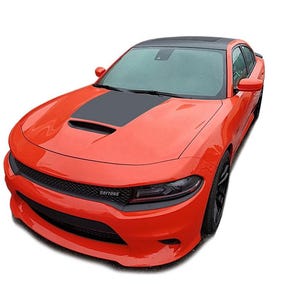 SINISTER AIR Hood : Fits 2015-2023 Dodge Charger Hood Decal Daytona Hemi SRT 392 Center Stripe Vinyl Graphic &quot;The MoProAuto Original&quot;