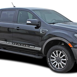 RAPID : Fits Ford Ranger Lower Rocker Panel Stripes Vinyl Graphics Decals Kit 2019 2020 2021 2022 2023 - &quot;The MoProAuto Original&quot;