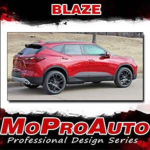 BLAZE : 2019-2025 Chevy Blazer Stripes Lower Rocker Panel Decals Vinyl Graphics Kit