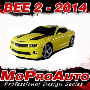 2014-2015 BEE 2 : Chevy Camaro Transformers Vinyl Graphics Racing Stripes Kit (Fits V6 Coupe) - &quot;The MoProAuto Original&quot;