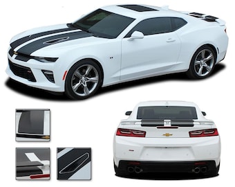 2016-2018 C-SPORT Chevy Camaro "OEM Factory Style" Vinyl Graphics Racing Stripes Rally Decals Kit - "The MoProAuto Original"
