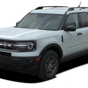 REVIVE HOOD : Fits Ford Bronco Sport Hood Stripes Vinyl Graphics Decals Kit for 2021 2022 2023 2024 2025 - &quot;The MoProAuto Original&quot;