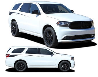 PROPEL SIDES : Fits 2011-2024 Dodge Durango Rear Quarter Accent Stripes Decals Vinyl Graphics Kit - "The MoProAuto Original"
