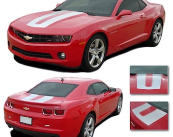 カマロ ENERGY : 2010 2011 2012 2013 シボレー カマロ「SEMA」スタイル フード トランク ストライプ ビニール グラフィック アクセント デカール - 「MoProAuto オリジナル」