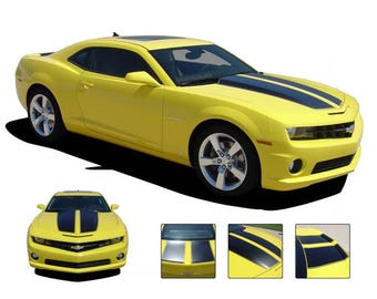Camaro R-SPORT 2010-2013 Chevy Camaro Factory Replica "OEM Style" Hood Trunk Vinyl Decal Rally Racing Stripes Kit - "The MoProAuto Original"