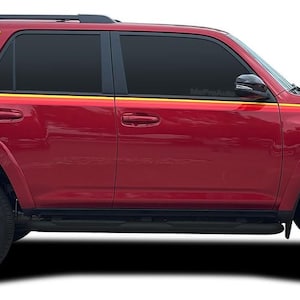 FORTY : Fits Toyota 4Runner Body Stripes TRD Sport Pro Upper Body Hockey Side Vinyl Graphic Decal Kit 2010-2024 &quot;The MoProAuto Original&quot;