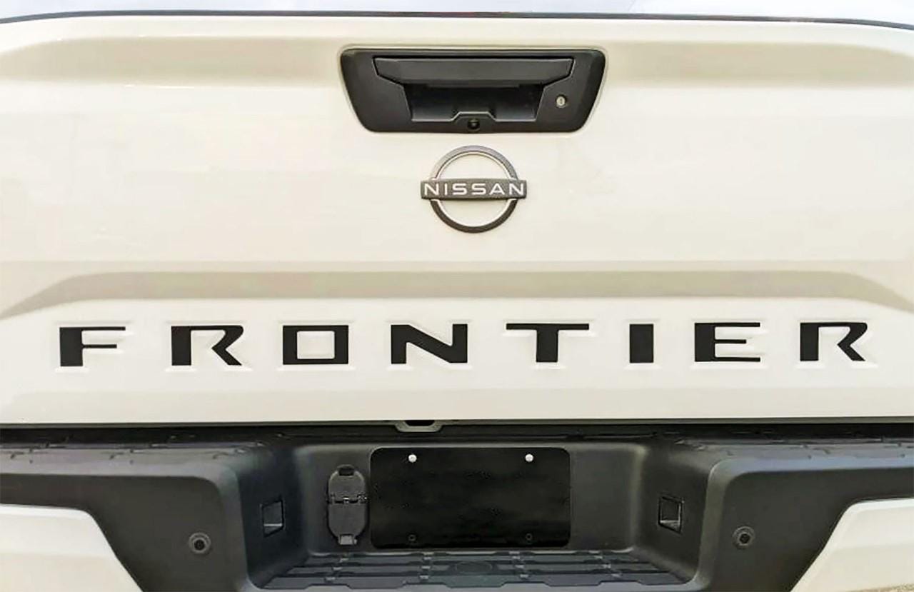 3D Raised Domed Tailgate Letters For Nissan Frontier 2022-2024 - Black/Orange/Red/Blue/Chrome Options
