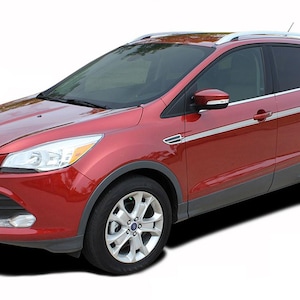 OUTBREAK : Fits Ford Escape Door Stripes Body Line Vinyl Graphics Decals Kit for 2013-2019 Models - &quot;The MoProAuto Original&quot;