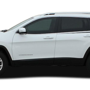 WARRIOR : 2013-2024 Jeep Cherokee Upper Body Line Stripes Vinyl Graphics Decal Kit - &quot;The MoProAuto Original&quot;