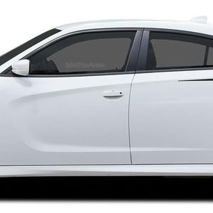 SUPER STROBE Sides : Fits 2015-2023 Dodge Charger Side Decals Daytona Hemi SRT 392 Body Stripe Vinyl Graphic "The MoProAuto Original"