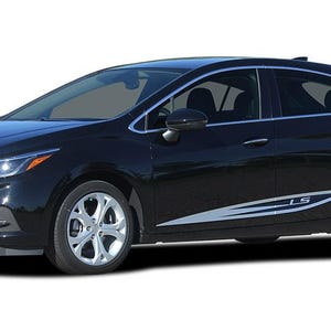 IMPEL : Chevy Cruze Rocker Door Stripes 2017 2018 2019 Vinyl Graphic Decals Hatchback or Coupe Kit - &quot;The MoProAuto Original&quot;