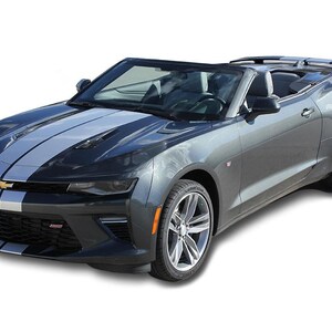 2016-2018 TURBO RALLY Sport Convertible Chevy Camaro Vinyl Graphic Racing Stripes Rally Decals Kit (Ss, Rs, V6) - &quot;The MoProAuto Original&quot;