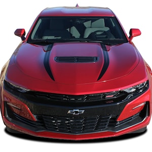 2019-2024 Camaro Hood Decals WIDOW Chevy Camaro Spider Stripes Hood Spear Decals Vinyl Graphics Kit - &quot;The MoProAuto Original&quot;