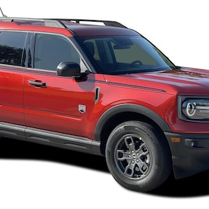 TRADITIONS : Fits Ford Bronco Sport Side Body Door Stripes Vinyl Graphics Decals Kit 2021 2022 2023 2024 2025 - &quot;The MoProAuto Original&quot;
