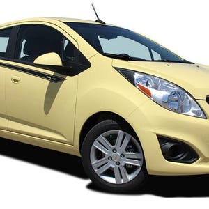SPARKOVER : Chevy Spark 2013 2014 2015 2016 Vinyl Graphics Stripe Decal Kit - &quot;The MoProAuto Original&quot;