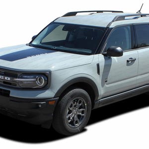 RIDER HOOD : Fits Ford Bronco Sport Hood Decals Stripes Vinyl Graphics Kit for 2021 2022 2023 2024 2025 - &quot;The MoProAuto Original&quot;