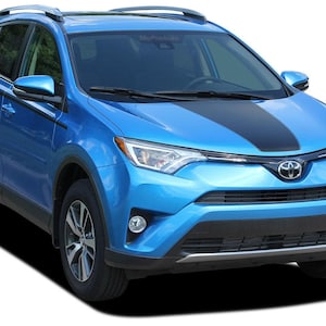 RAVAGE HOOD : Fits Toyota RAV4 Hood Blackout Decal Vinyl Graphic Stripes Kit fits 2013 2014 2015 2016 2017 2018 &quot;The MoProAuto Original&quot;