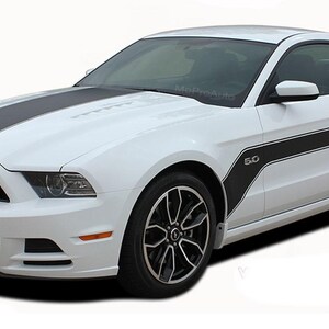 Ford Mustang Fender Hash Stripes – 302 Style Vinyl Decal, 2011-2012 GT 5.0