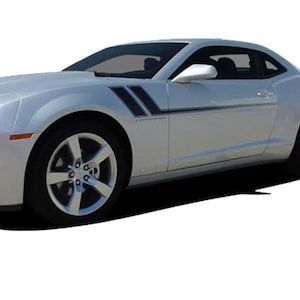 Camaro TRACK : 2010 2011 2012 2013 Camaro Side Door Hockey Striping Vinyl Graphics Kit - &quot;The MoProAuto Original&quot;