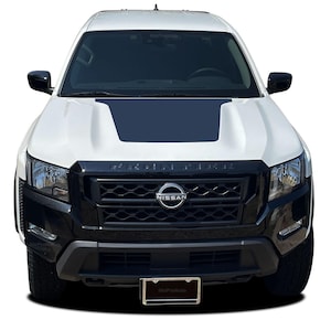 HOOD BLACKOUT: Fits Nissan Frontier Hood Blackout Graphic Vinyl Decal Stripes fits 2022-2024 - &quot;The MoProAuto Original&quot;