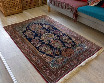 Persian rug, Persian carpet, hand woven, wool, silk, Kashan,