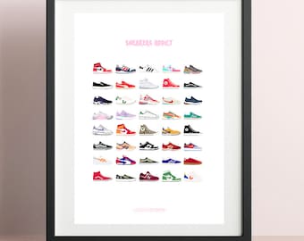 Poster baskets "Sneakers Addict"