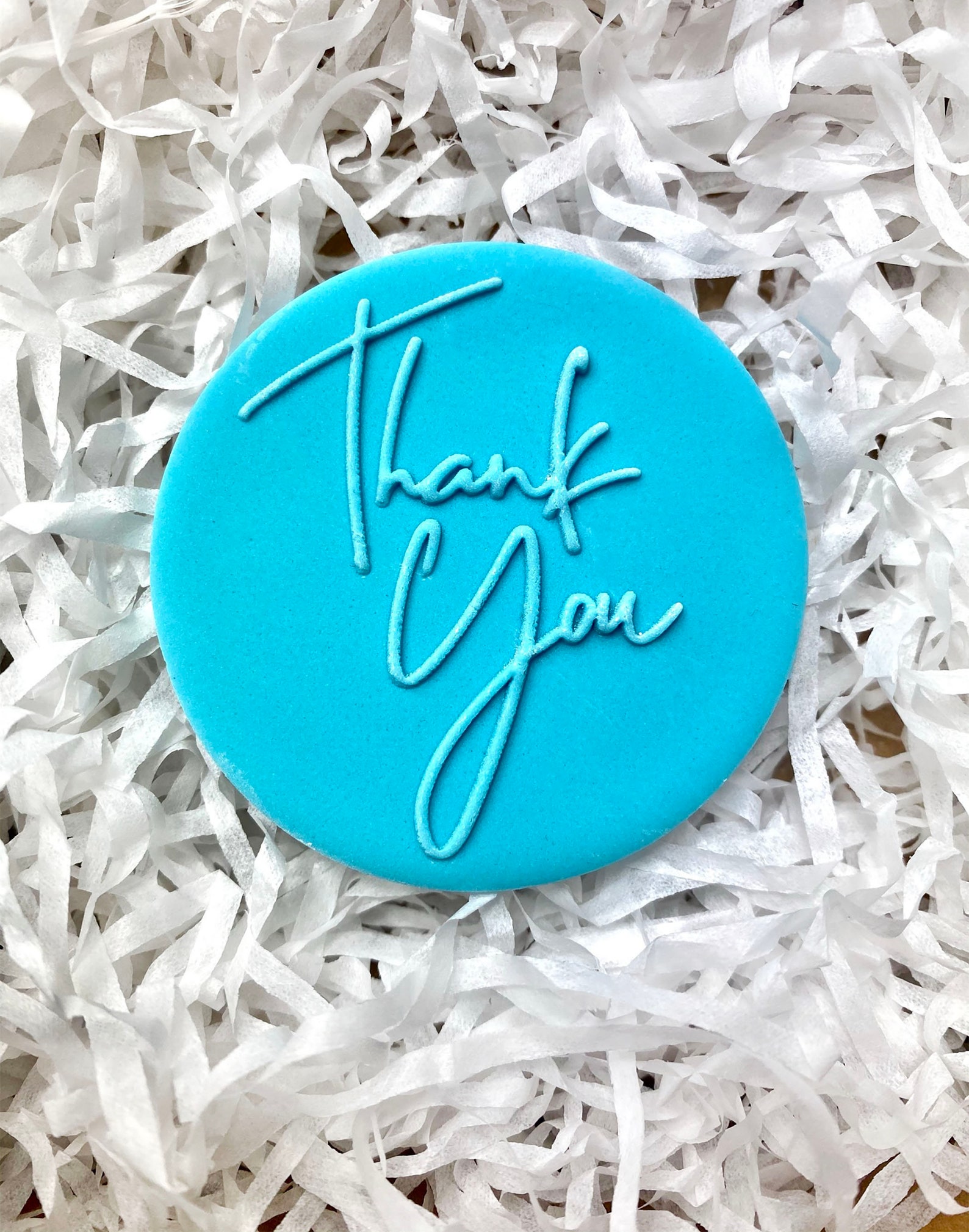 Thank You Embosser Cookie Stamp Debosser for Cookies Etsy