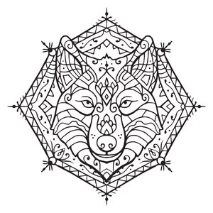 Printable Mandala Forest Animals Coloring Pages for Children ...