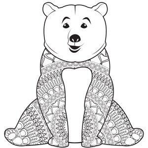 Printable Mandala Forest Animals Coloring Pages for Children ...