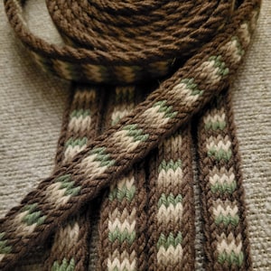 Garniture en laine tissée pour tablette : ceinture Viking Staraya Ladoga