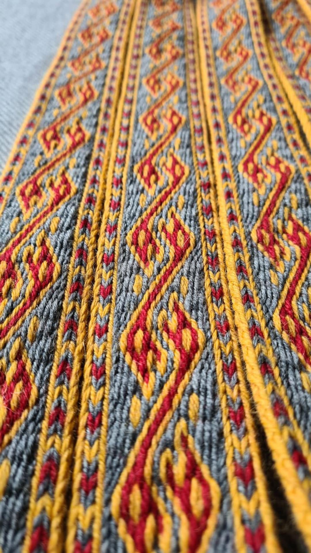 Tablet Woven Viking Trim, Dublin Dragons Pattern, 100% Wool, Viking ...