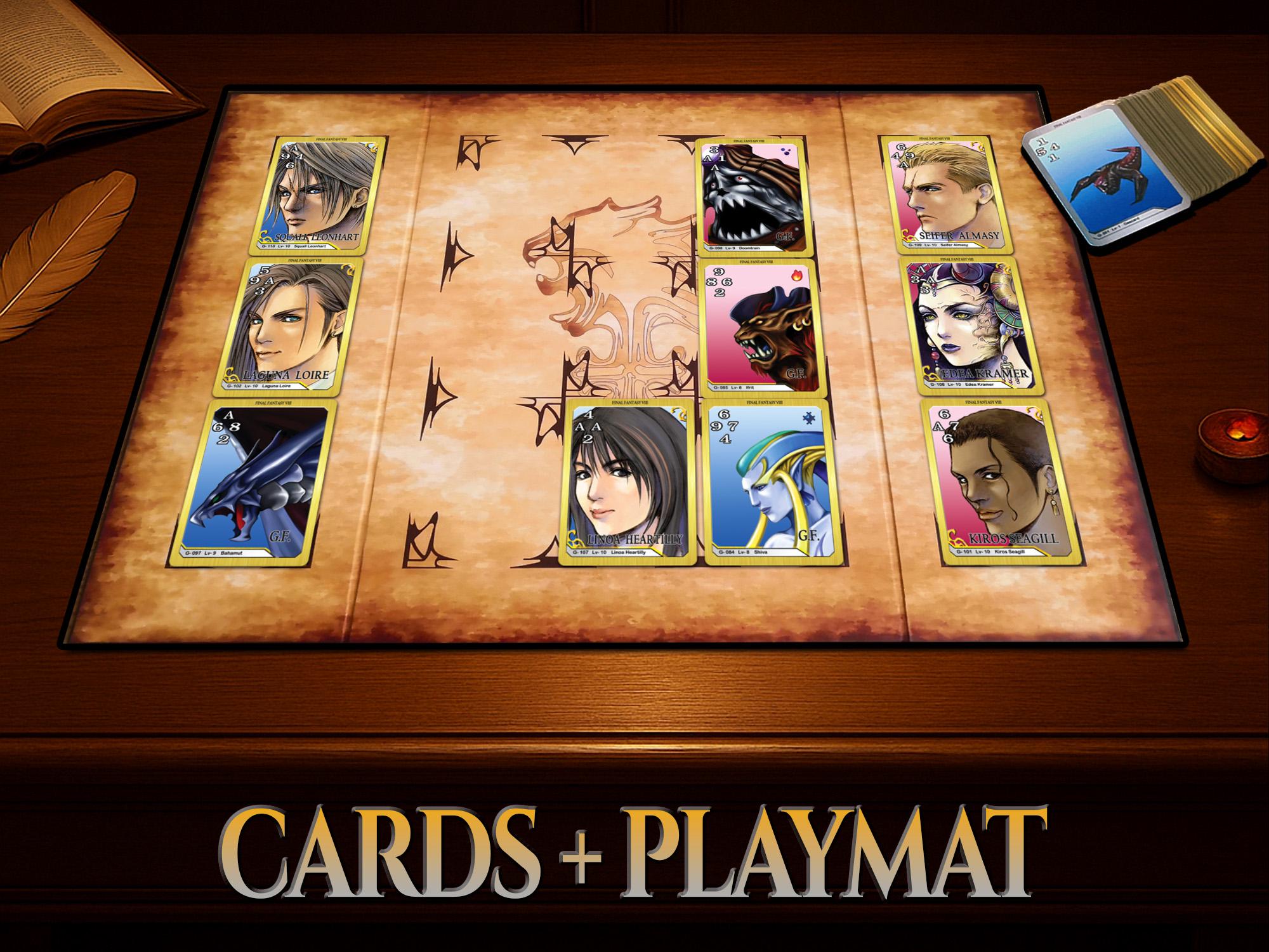 Triple Triad –- Final Fantasy VIII Board Game | 110 Premium Cards