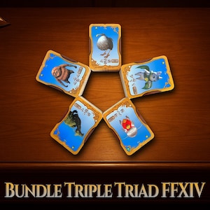 Triple Triad – Final Fantasy XIV complete deck | 403 premium cards all expansions | fanmade | Christmas gift | Free worldwide shipping