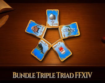 Triple Triad – Final Fantasy XIV complete deck | 403 premium cards all expansions | fanmade | Christmas gift | Free worldwide shipping