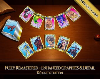 Lit playing cards 8種セット Triple Triad – Final Fantasy VIII | Classic 110-card Deck or