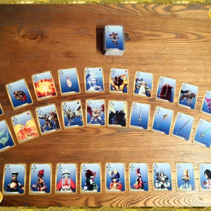Vollständig spielbares Deck, Alternative Triple Triad FFIX, kostenlose internationale Lieferung, FANART