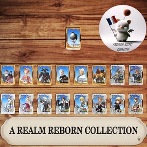 Full Playable Deck Triple Triad FFXIV A Realm Reborm collection Free International Delivery FANART