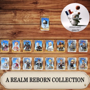 Volledig speelbaar deck Triple Triad FFXIV Een Realm Reborm-collectie Gratis internationale levering FANART