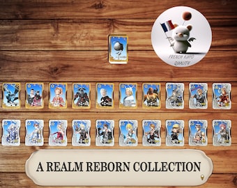 Triple Triad – Final Fantasy XIV A Realm Reborn Deck | 80 Premium Cards | Fanmade Collector Set | Christmas gift | Free Worldwide Shipping