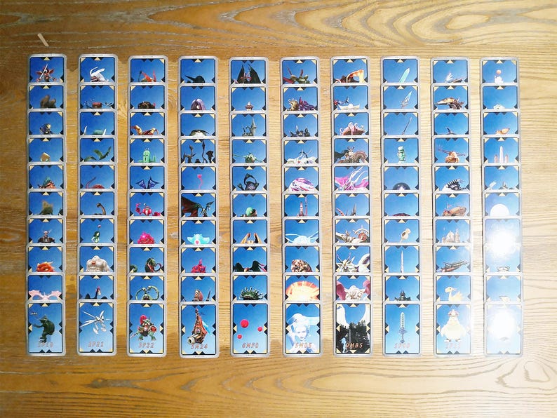 Final Fantasy IX Tetra Master Deck – FF9 Card Game | 105 Handmade Premium Cards | Collectible Fan-Made Deck | Christmas Gift | Free Shipping