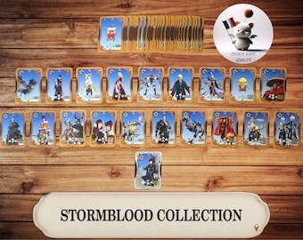 Triple Triad – Final Fantasy XIV Stormblood Deck | 70 Premium Cards | Fanmade Collector Set | Christmas gift | Free Worldwide Shipping